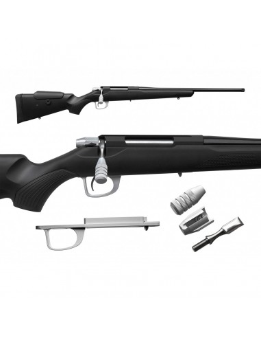 ATLASWORXS TIKKA T3/T3X DRESS UP KIT SILVER KNURLED ATLASWORXS TIKKA T3/T3X DRESS UP KIT SILVER KNURLED