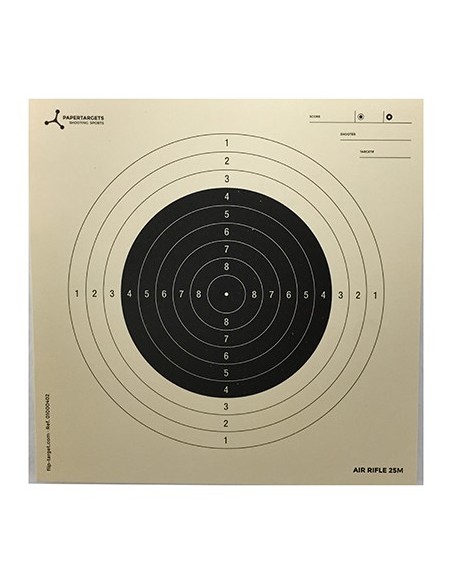 FLIP TARGET PAPIER-ZIELE PRESSLUFT 25 METER 50STK.