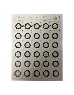 FLIP TARGET PAPER IBS50 RIMFIRE 50PCS.