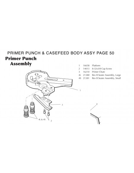 DILLON XL650 PRIMER SEATEAR ASSEMBLY LARGE