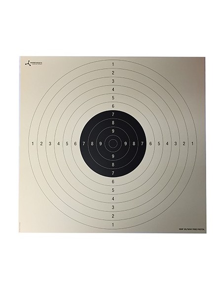 FLIP TARGET BERSAGLI CARTACEI ISSF 25/50 METRI 25PZ.