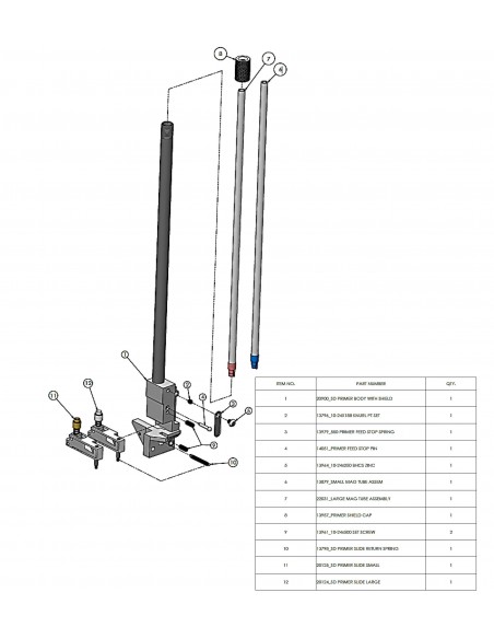 DILLON PRIMER RETAINING PINS