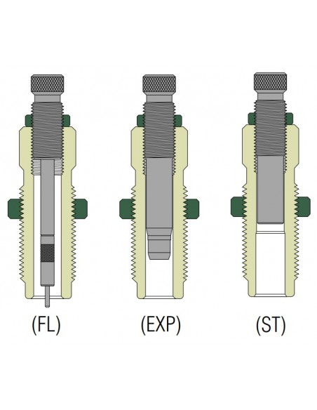 REDDING HANDGUN THREE DIE SET