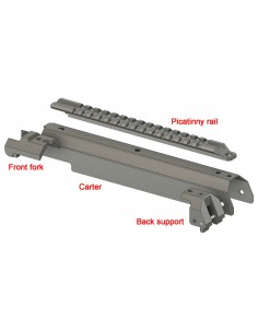 MTK PICATINNY RAILED DUST COVER FOR AK 2