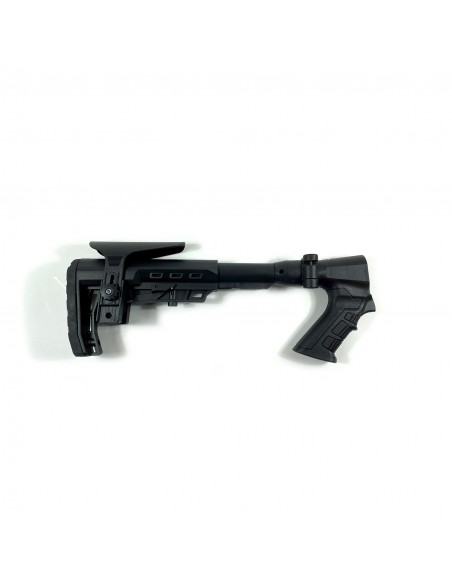 COLLAPSIBLE+FOLDING RIFLE STOCK WITH ADJUSTABLE CHEEK REST FOR KHAN CAL.12 PUMP COLLAPSIBLE+FOLDING RIFLE STOCK WITH ADJUSTABLE CHEEK REST FOR KHAN CAL.12 PUMP
