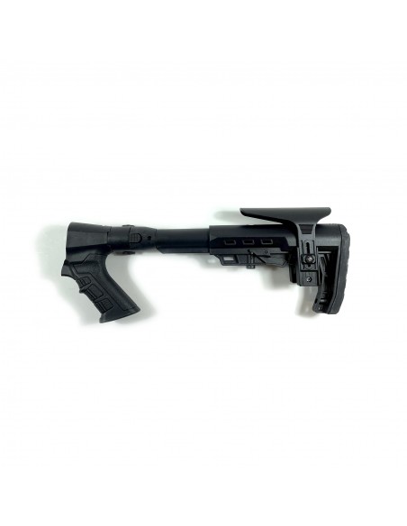 COLLAPSIBLE+FOLDING RIFLE STOCK WITH ADJUSTABLE CHEEK REST FOR KHAN CAL.12 PUMP COLLAPSIBLE+FOLDING RIFLE STOCK WITH ADJUSTABLE CHEEK REST FOR KHAN CAL.12 PUMP