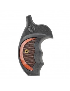 S&W K/L ROUND FALCONIA SUPER ROSEWOOD CHECKERED INSERT