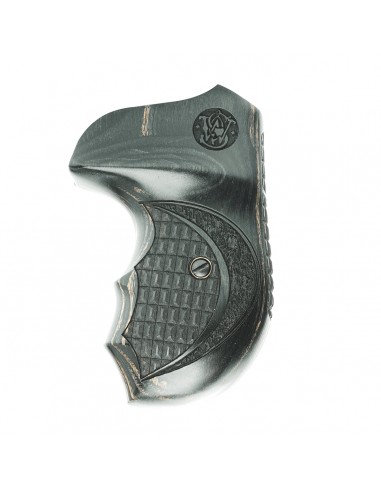 S&W J ROUND BATELEUR SILVERBLACK CROCOBACK/STIPPLE WITH LASER LOGO S&W J ROUND BATELEUR SILVERBLACK CROCOBACK/STIPPLE WITH LASER LOGO