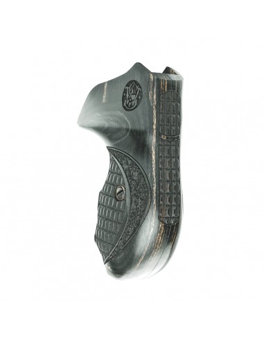 S&W J ROUND BATELEUR SILVERBLACK CROCOBACK/STIPPLE WITH LASER LOGO S&W J ROUND BATELEUR SILVERBLACK CROCOBACK/STIPPLE WITH LASER LOGO