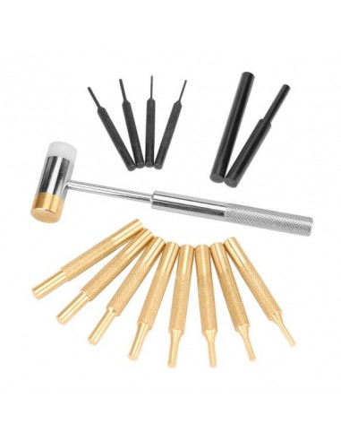 WHEELER HAMMER AND PUNCH SET WITH CASE WHEELER HAMMER AND PUNCH SET WITH CASE