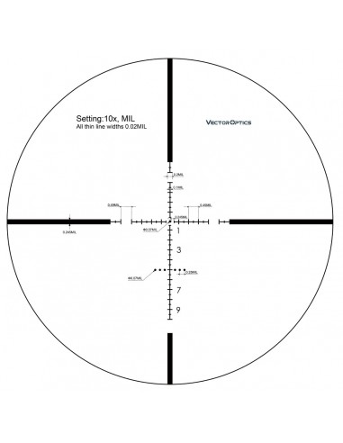 VECTOR OPTICS MARKSMAN 6-25X50 SFP VECTOR OPTICS MARKSMAN 6-25X50 SFP