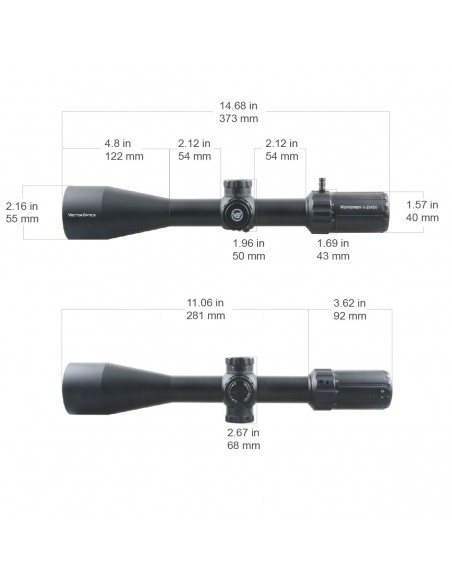 VECTOR OPTICS MARKSMAN 6-25X50 SFP VECTOR OPTICS MARKSMAN 6-25X50 SFP