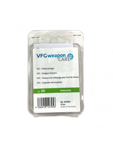 VFG GUN CLEANING FELT PELLETS CAL. 20 25PCS INTENSIVE VFG GUN CLEANING FELT PELLETS CAL. 20 25PCS INTENSIVE