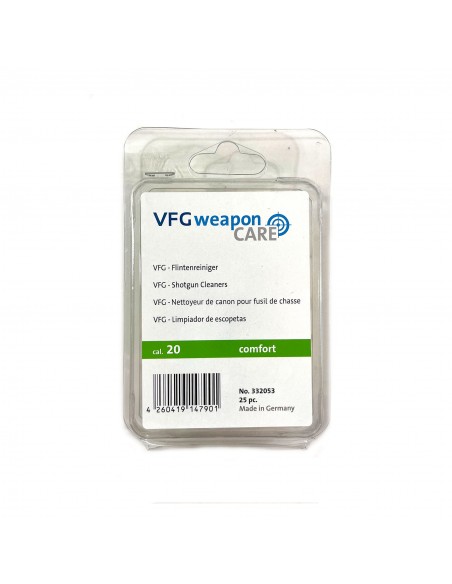 VFG GUN CLEANING FELT PELLETS CAL. 20 25PCS COMFORT VFG GUN CLEANING FELT PELLETS CAL. 20 25PCS COMFORT