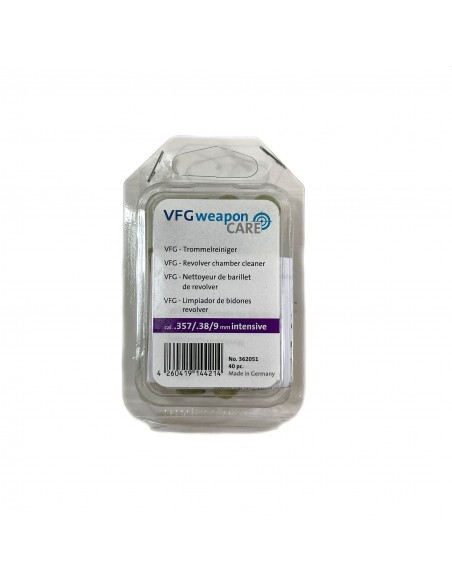 VFG GUN CLEANING FELT PELLETS CAL. 357 / 38 / 9MM 40PCS INTENSIVE VFG GUN CLEANING FELT PELLETS CAL. 357 / 38 / 9MM 40PCS INTENSIVE