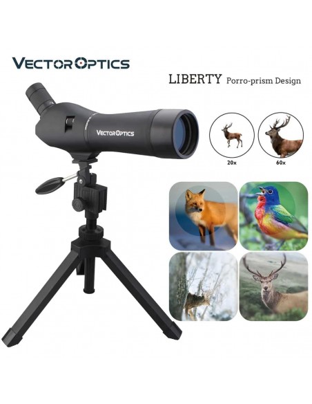 VECTOR OPTICS LIBERTY 20-60X60 CON TREPPIEDE VECTOR OPTICS LIBERTY 20-60X60 CON TREPPIEDE
