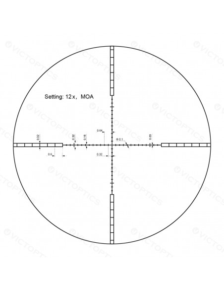 VECTOR OPTICS C4 3-12X40 VMD-2 MOA VECTOR OPTICS C4 3-12X40 VMD-2 MOA