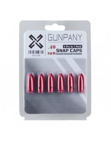 GUNPANY SNAP CAPS CAL. 40 S&W 6PCS. GUNPANY SNAP CAPS CAL. 40 S&W 6PCS.