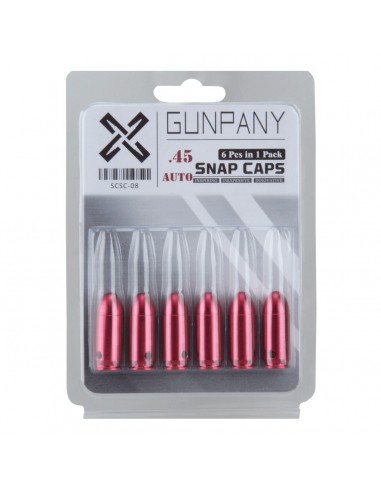 GUNPANY SNAP CAPS CAL. 45 AUTO 6PCS. GUNPANY SNAP CAPS CAL. 45 AUTO 6PCS.
