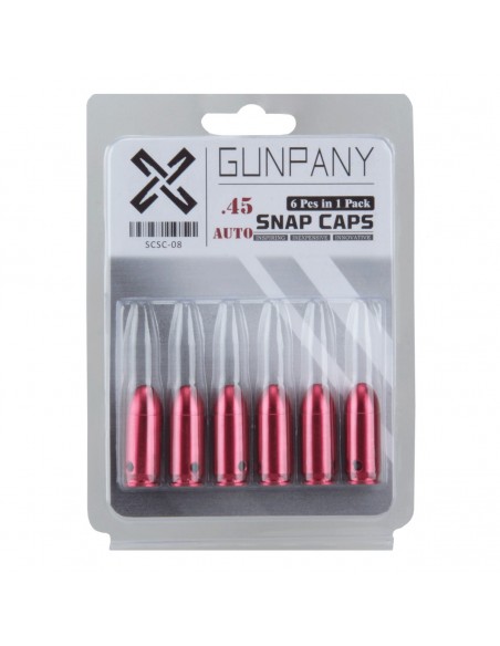 GUNPANY SNAP CAPS CAL. 45 AUTO 6PCS. GUNPANY SNAP CAPS CAL. 45 AUTO 6PCS.