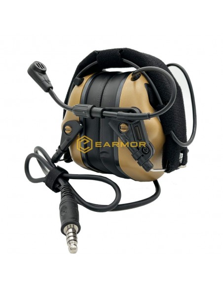 EARMOR CUFFIE ELETTRONICHE M32 COYOTE