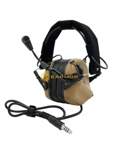 EARMOR CUFFIE ELETTRONICHE M32 COYOTE