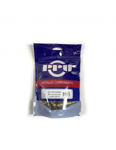 PRVI PARTIZAN BRASS SI CAL. 6,5X52 CARCANO 50PCS.