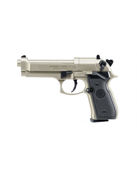 Umarex Beretta 92 FS Cal. 4,5mm Nickel - Pistola Aria Compressa Libera  Vendita