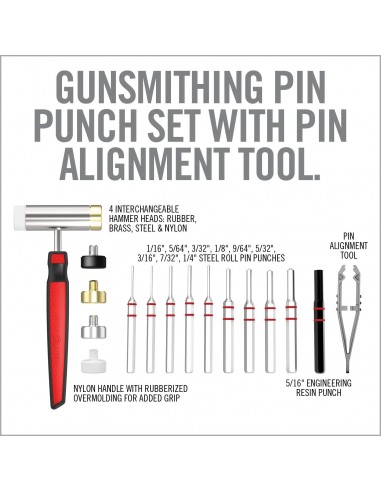REAL AVID ACCU-PUNCH HAMMER & ROLL PIN PUNCH SET REAL AVID ACCU-PUNCH HAMMER & ROLL PIN PUNCH SET