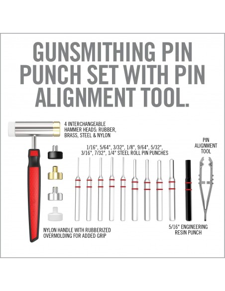 REAL AVID ACCU-PUNCH HAMMER & ROLL PIN PUNCH SET REAL AVID ACCU-PUNCH HAMMER & ROLL PIN PUNCH SET