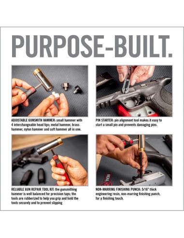REAL AVID ACCU-PUNCH HAMMER & ROLL PIN PUNCH SET REAL AVID ACCU-PUNCH HAMMER & ROLL PIN PUNCH SET