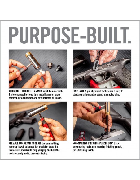 REAL AVID ACCU-PUNCH HAMMER & ROLL PIN PUNCH SET REAL AVID ACCU-PUNCH HAMMER & ROLL PIN PUNCH SET