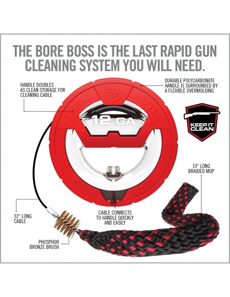 REAL AVID BORE BOSS SHOTGUN CLEANING SYSTEM REAL AVID BORE BOSS SHOTGUN CLEANING SYSTEM