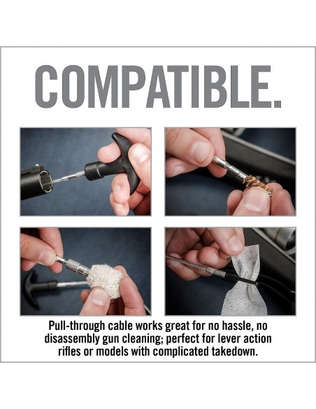 REAL AVID GUN BOSS UNIVERSAL CLEANING KIT WITH CABLE REAL AVID GUN BOSS UNIVERSAL CLEANING KIT WITH CABLE