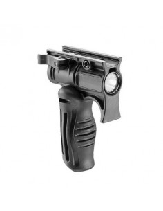 FAB DEFENSE FOLDABLE FOREGRIP WITH FLASHLIGHT MOUNT 2
