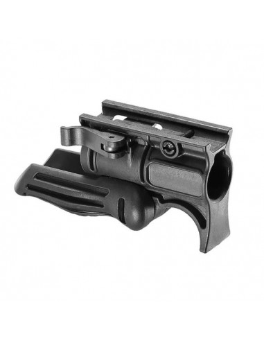 FAB DEFENSE FOLDABLE FOREGRIP WITH FLASHLIGHT MOUNT