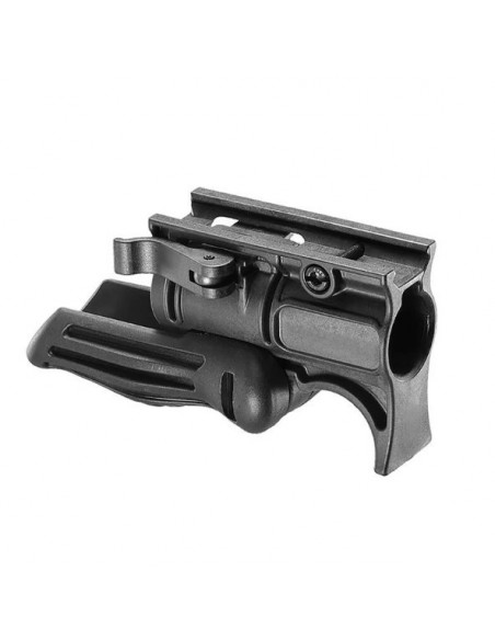 FAB DEFENSE FOLDABLE FOREGRIP WITH FLASHLIGHT MOUNT FAB DEFENSE FOLDABLE FOREGRIP WITH FLASHLIGHT MOUNT