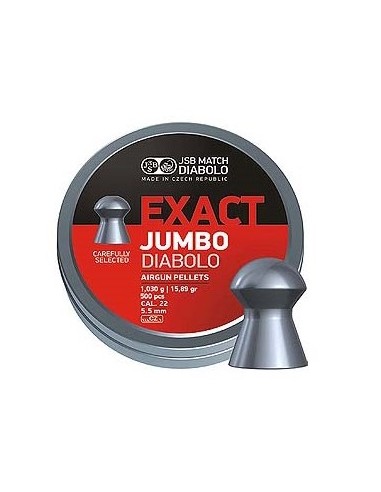 JSB EXACT JUMBO DIABOLO 5,52MM 500PCS.