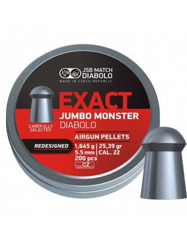 JSB EXACT JUMBO MONSTER DIABOLO 5,52MM 200PZ. REDESIGNED