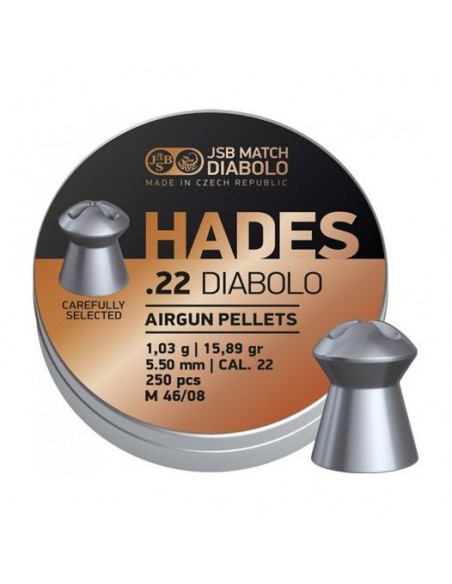 JSB HADES .22 DIABOLO 5,5MM 250PCS.