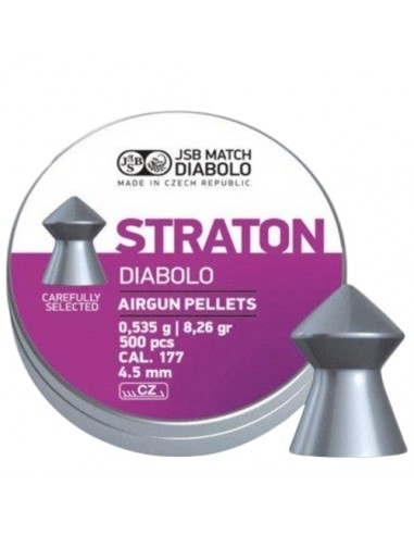 JSB STRATON DIABOLO 4,5MM 500PCS.