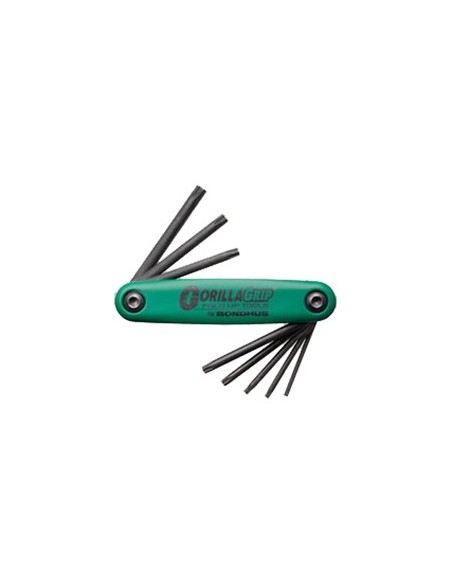 GorillaGrip-Set-Pieghevole-Chiavi-Torx - Bondhus