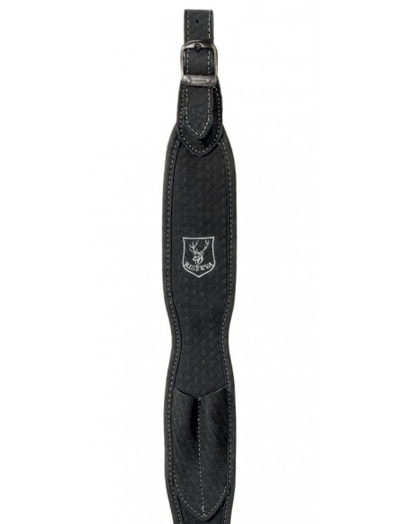 RISERVA LEATHER RIFLE SLING WITH CARBON FIBER PATTERN TYPE B R2133 RISERVA LEATHER RIFLE SLING WITH CARBON FIBER PATTERN TYPE B R2133