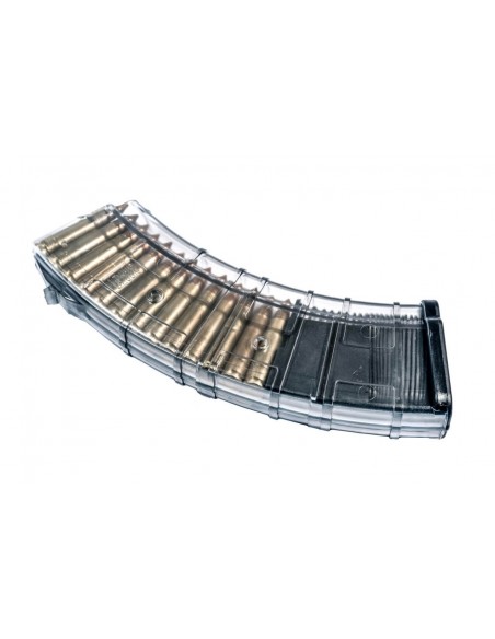 PUFGUN MAGAZINE 30 ROUNDS FOR AK/SAIGA CAL. 7,62X39MM TRANSPARENT PUFGUN MAGAZINE 30 ROUNDS FOR AK/SAIGA CAL. 7,62X39MM TRANSPARENT