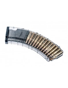 PUFGUN MAGAZINE 30 ROUNDS FOR AK/SAIGA CAL. 7,62X39MM TRANSPARENT