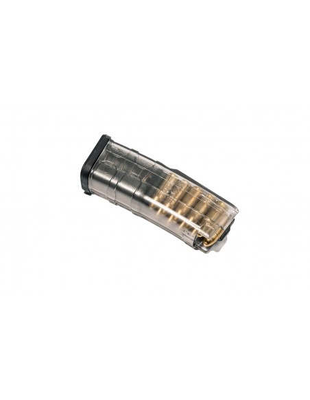 PUFGUN MAGAZINE 10 ROUNDS FOR SAIGA CAL. 9MM TRANSPARENT