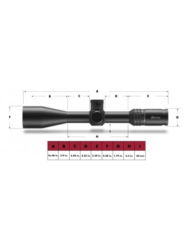 BURRIS OTTICA VERACITY PH 4-20X50 FFP RETICOLO C4 WIND MOA