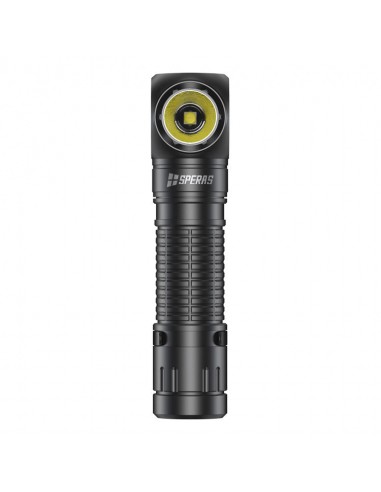 SPERAS RECHARGEABLE FLASHLIGHT M2R RIGHT-ANGLE 1200LM
