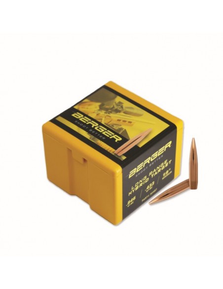 BERGER BULLETS 30MM (.308) 245gr LONG RANGE HYBRID TARGET BERGER BULLETS 30MM (.308) 245gr LONG RANGE HYBRID TARGET