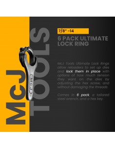 MCJ TOOLS ULTIMATE LOCK RINGS 6 STK. 2